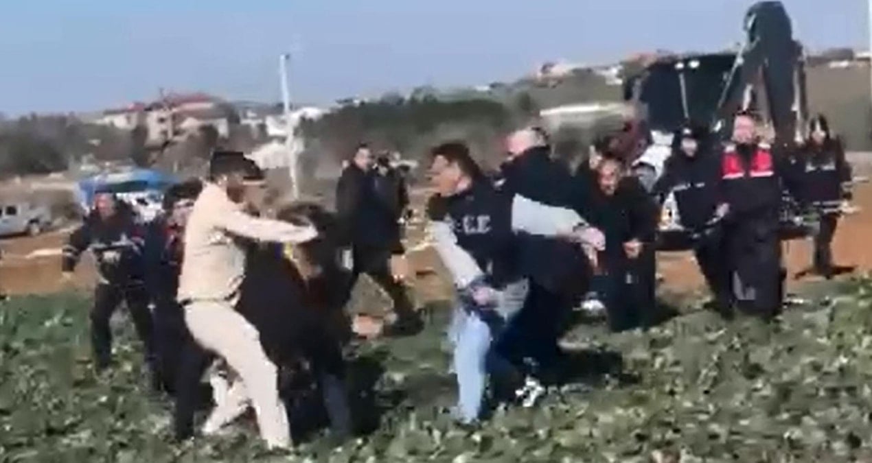 Tekirdağ’da yıkım gerginliği: 5 gözaltı
